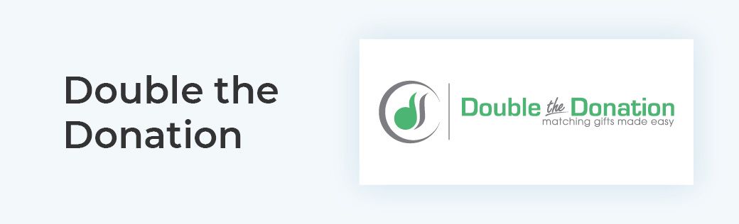 Double the Donation offers the best nonprofit software for matching gifts.